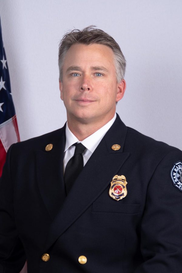 Battalion Chief James Selover has earned his position through years of firefighting practice.
