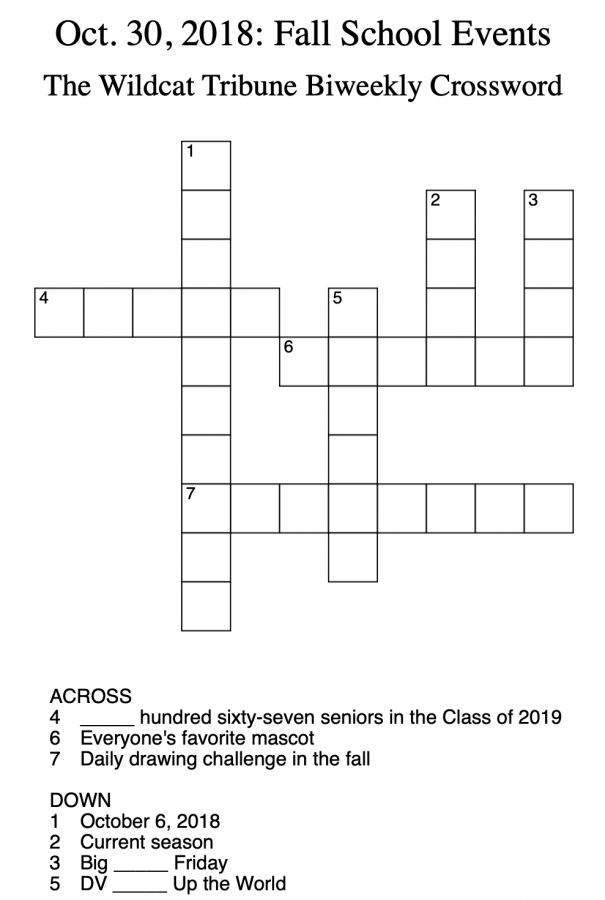 Crosswords: Week 1