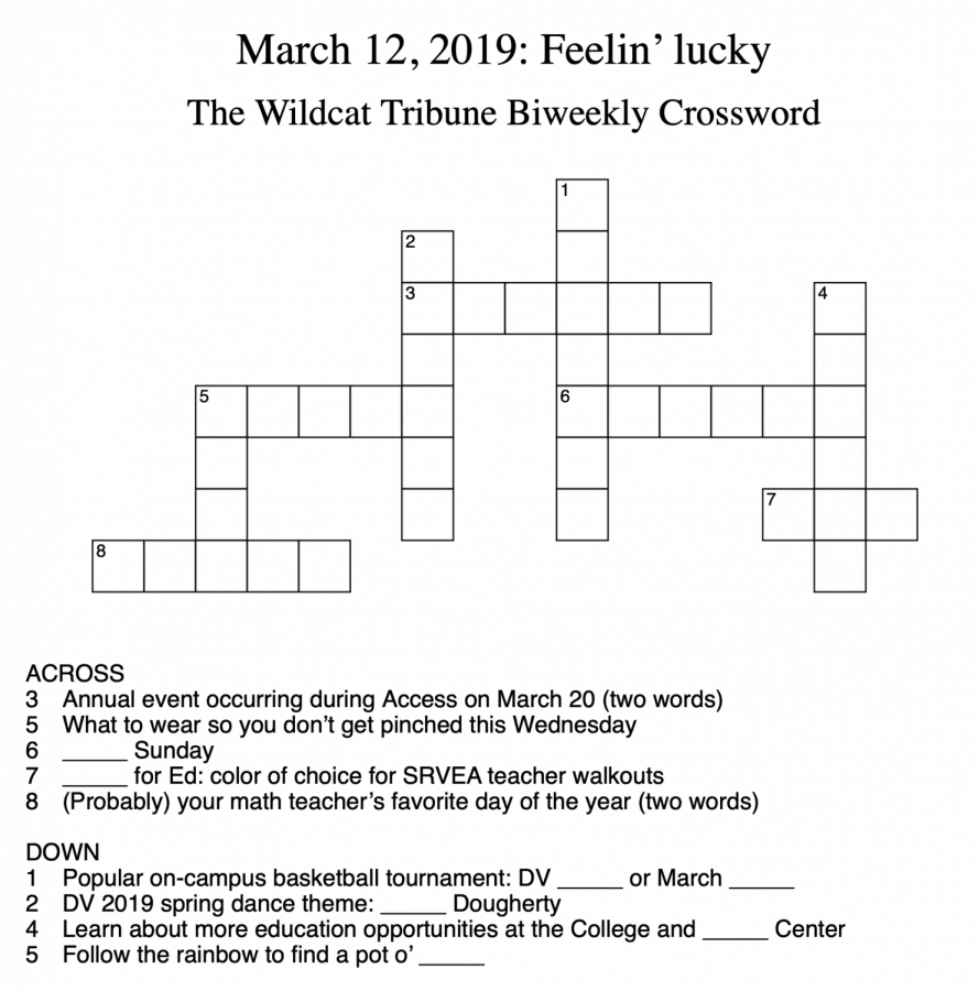 Crosswords: Week 7