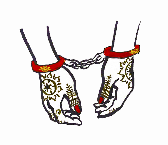 Handcuffed Woman