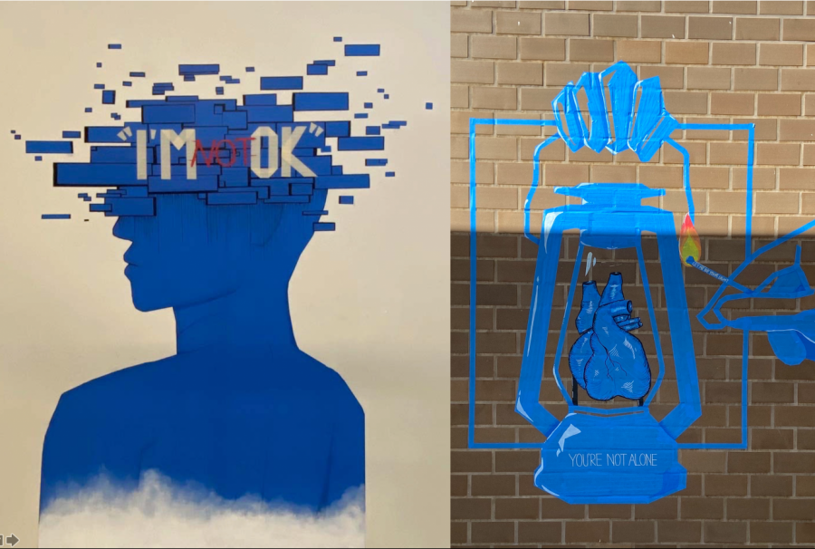 Dougherty tape art projects spark conversations on campus
