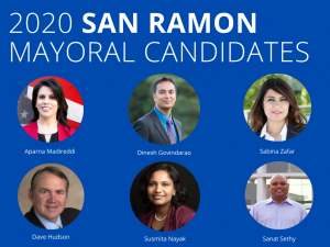 Six candidates are running for the position of San Ramon Mayor.