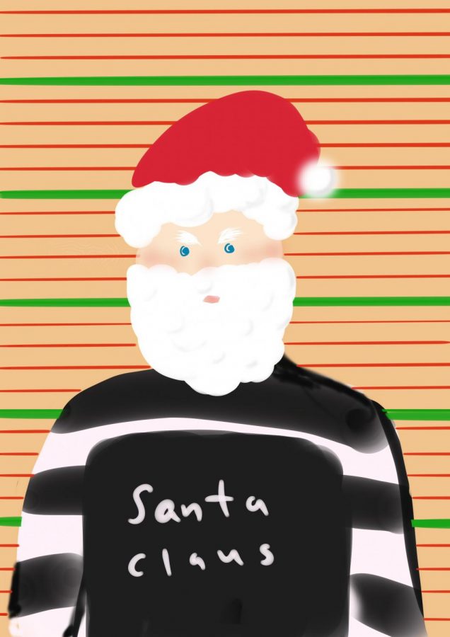 Christmas+icon%2C+Santa+Claus%2C+is+not+the+holly%2C+jolly+grandpa+everyone+thinks+he+is