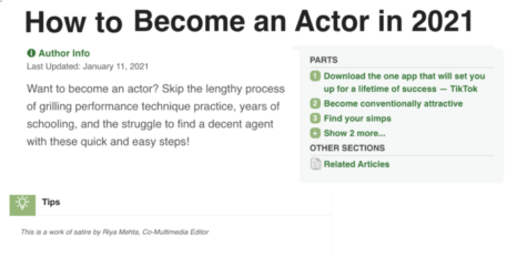 How to become an actor in 2021