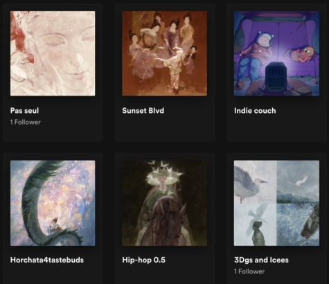 Screenshot of a Spotify playlist