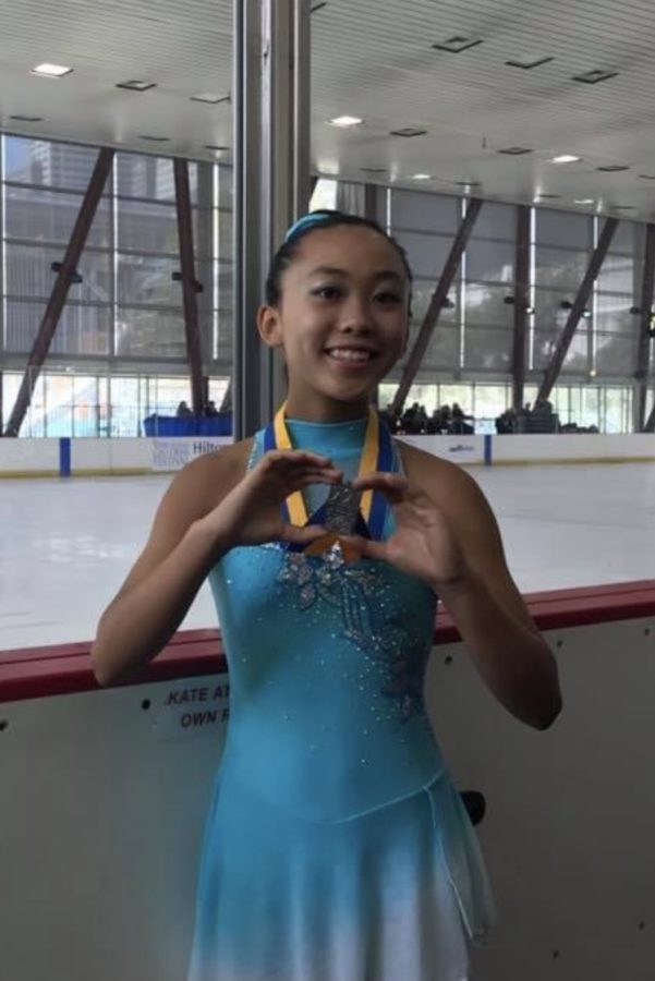 Charlotte enjoys the challenges and community that comes with figure skating.