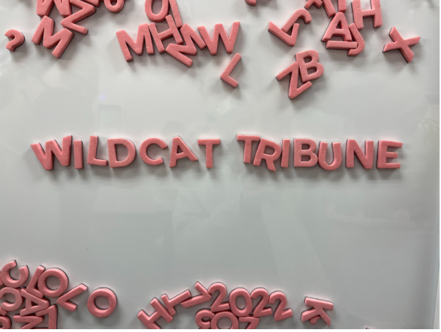 Pink+letters+spell+out+The+Wildcat+Tribune