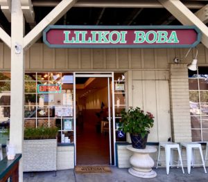 The exterior of Lilikoi Boba invites customers to visit for a slice of paradise.
