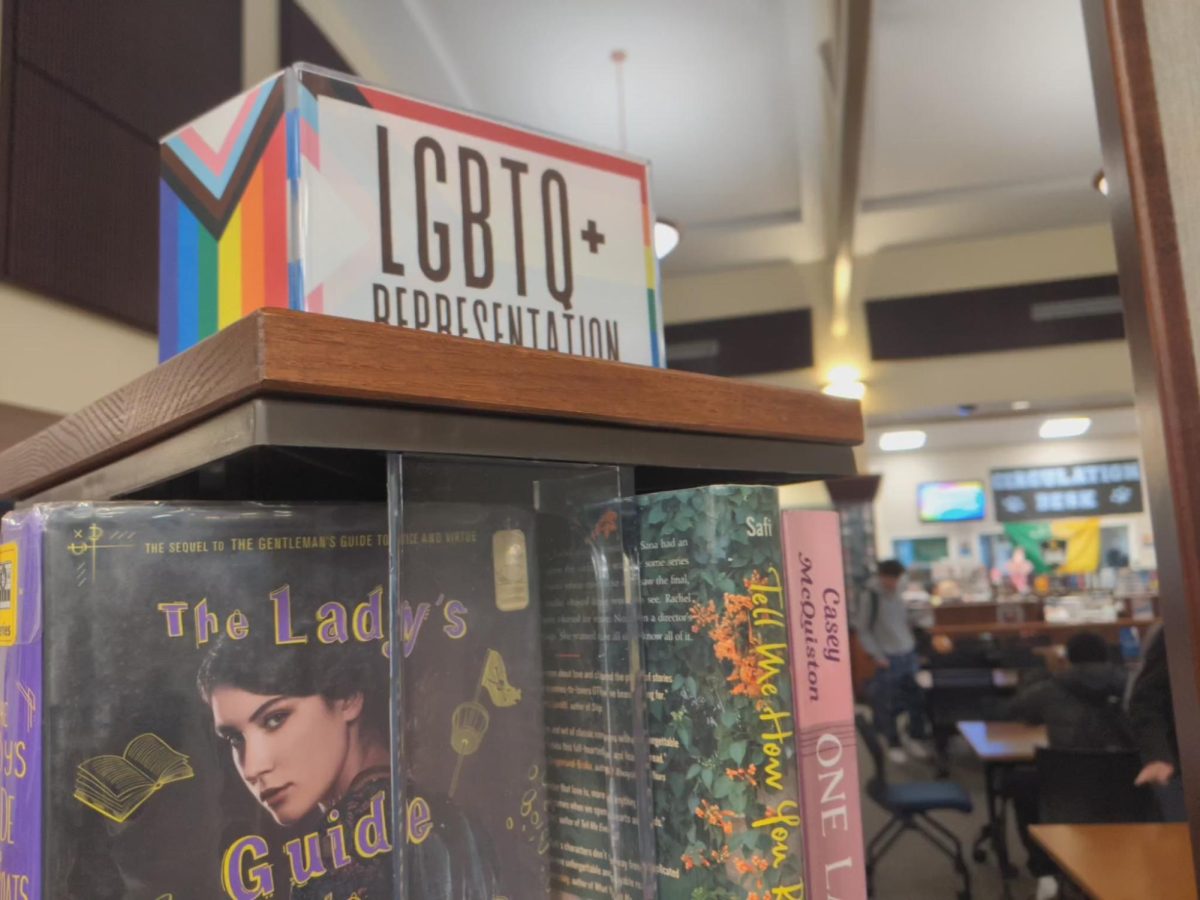 The LGBTQ+ Book Club is one out of two book clubs hosted by the DVHS Library, focusing largely on reading books involving LGBTQ characters.