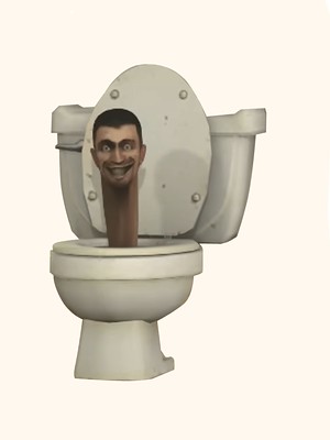 “Skibidi toilet” originates from a youtube web-series about a toilet that takes over the world. 
