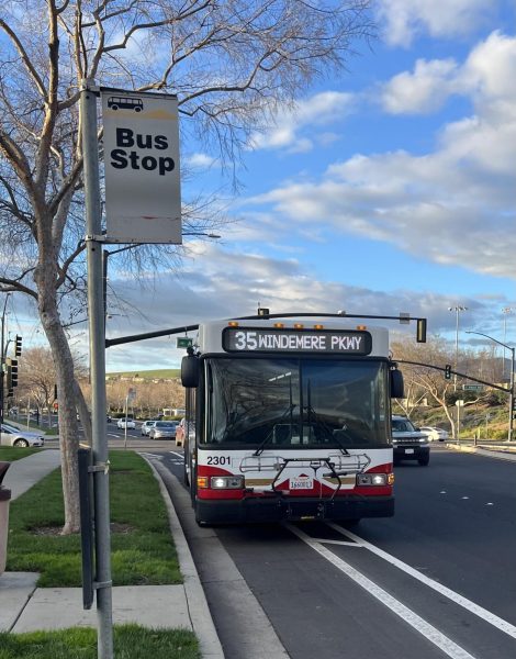 The County Connection bus line, Route 35 runs through much of San Ramon, providing services near Dougherty Valley High School