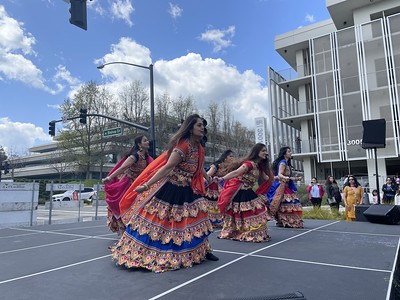 Cultural dance performances light up the stage at City Centers Holi celebration.