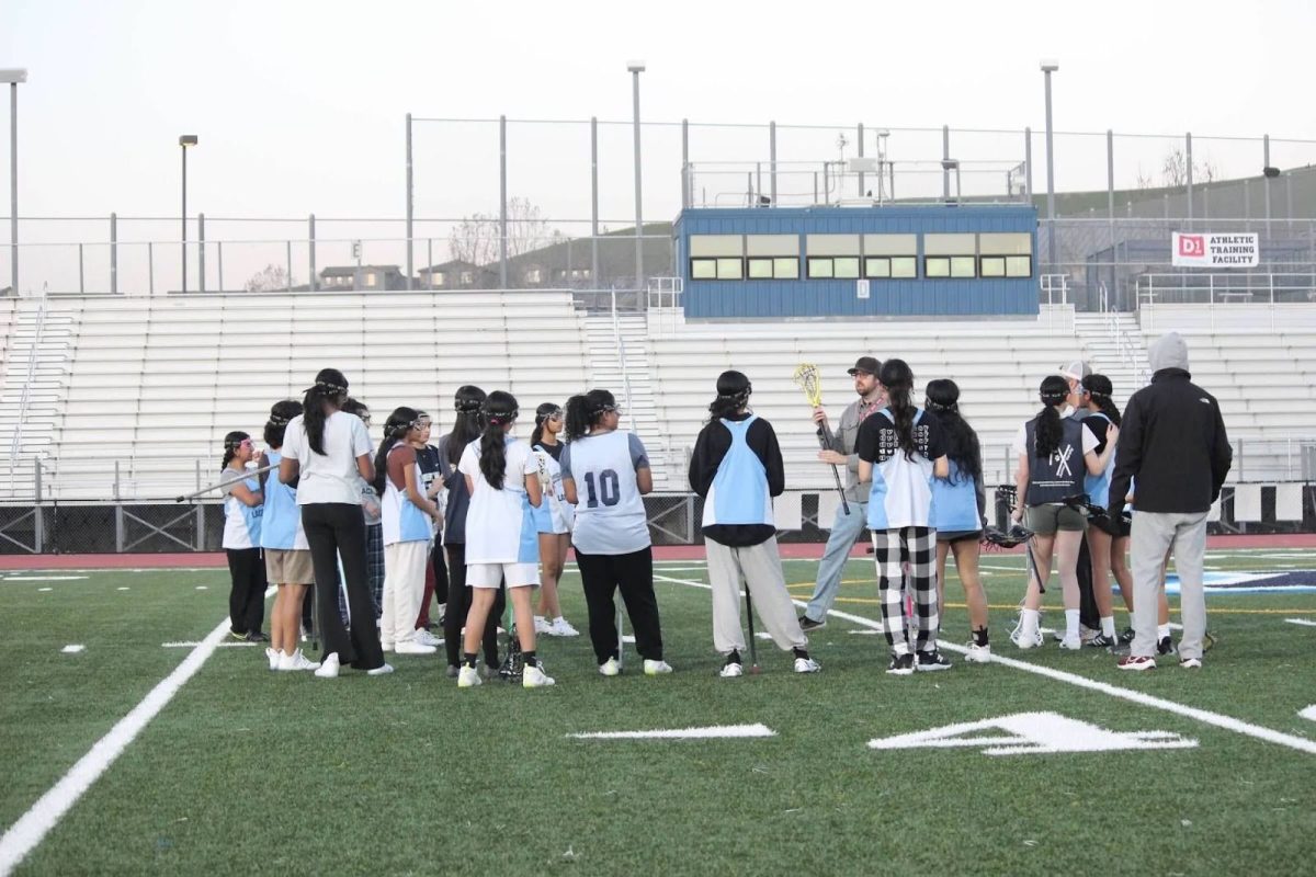 DVHS Womens JV Lacrosse Team  have a practice session during the season.