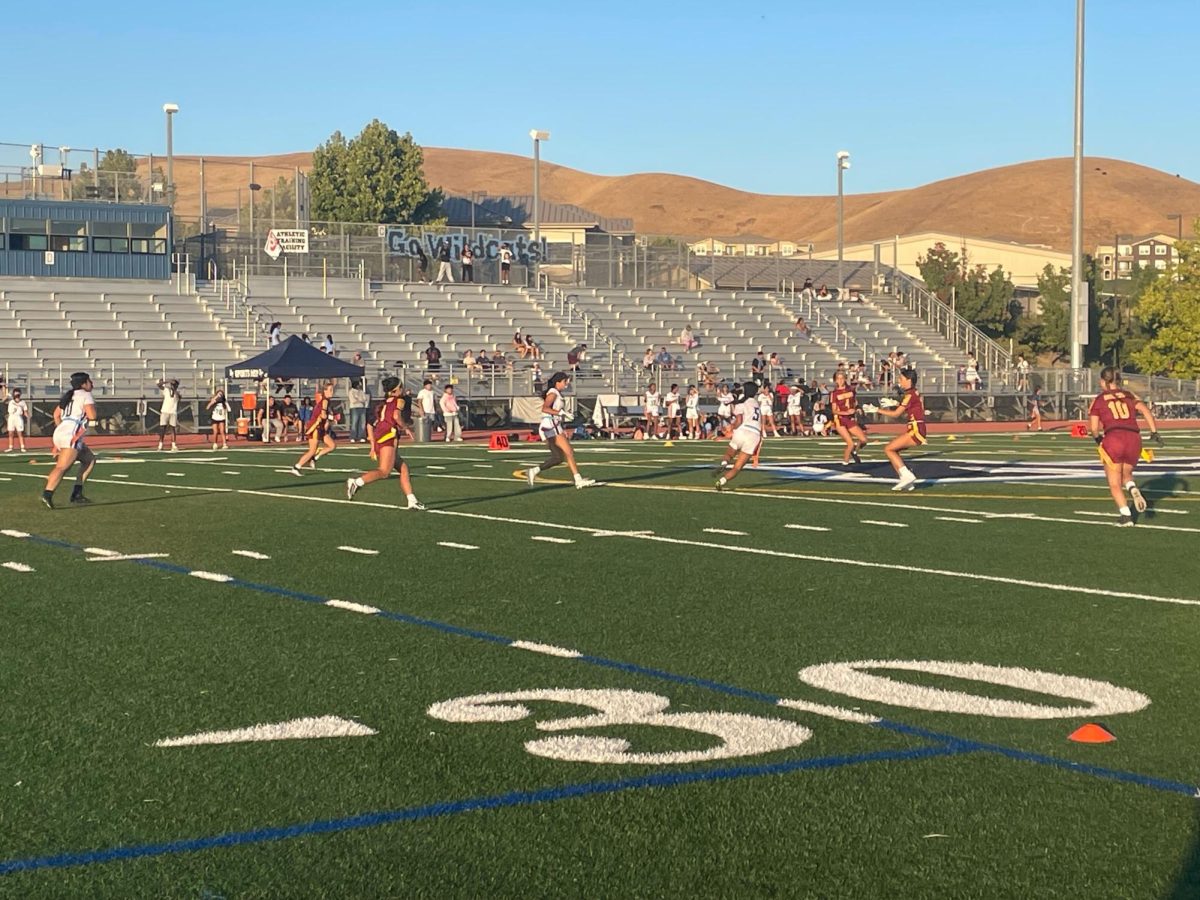 Women's Flag Football against Northgate High School on Aug. 28 during the first game of the season.