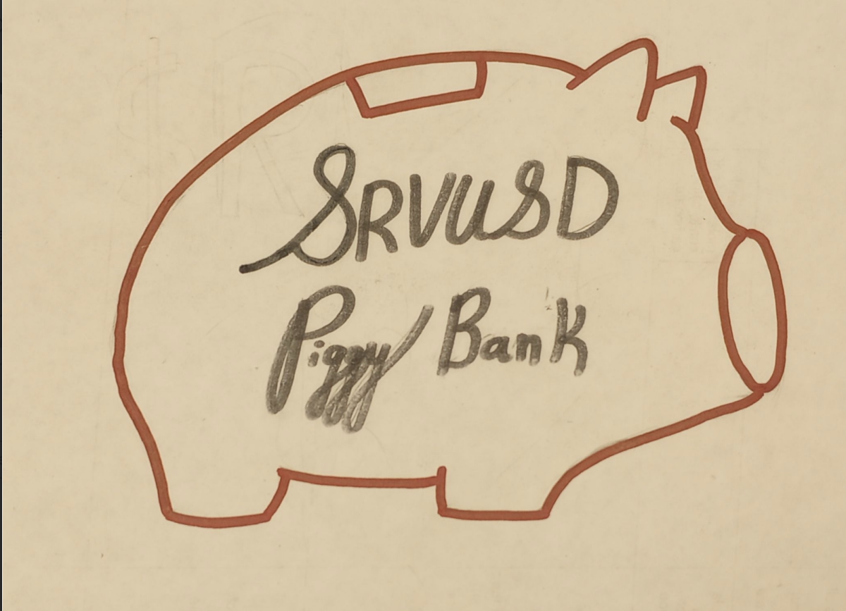 The SRVUSD budget represented in the form of a piggy bank.