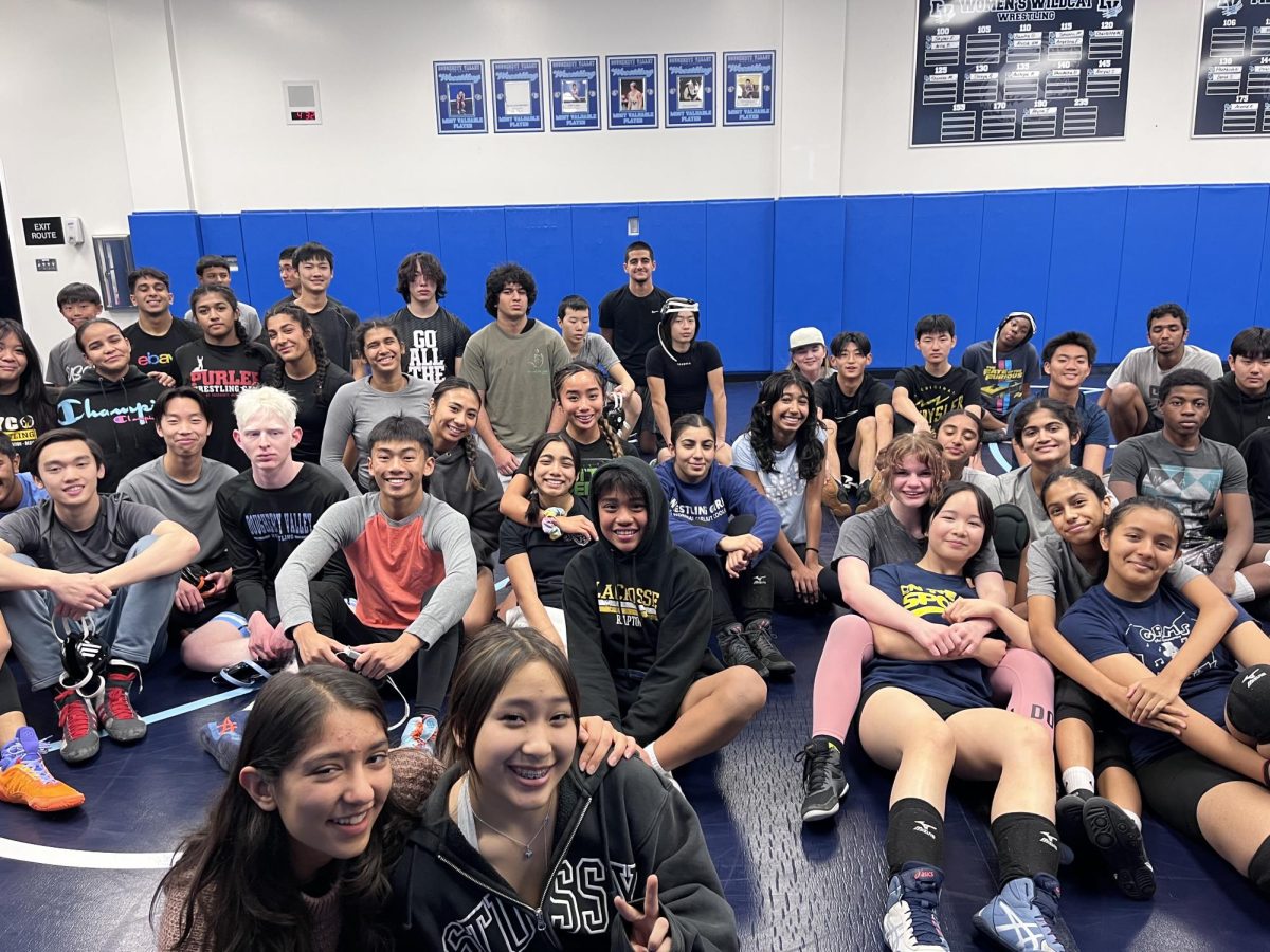 The wrestling team at their practice on Dec. 9, 2024.