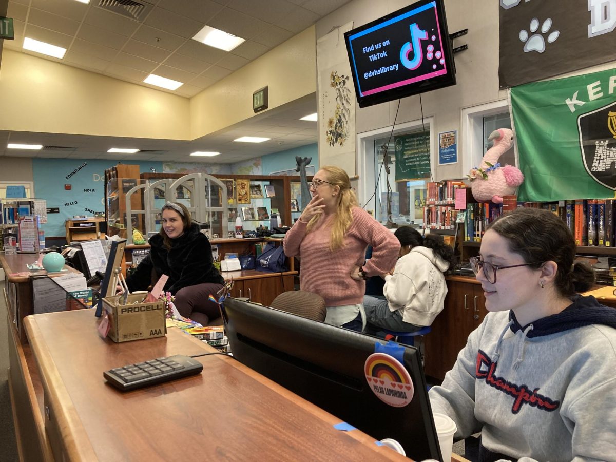  Allison Hussenet, Kerri Knapp and Annalisa Raphael all currently run and maintain the DV library. 