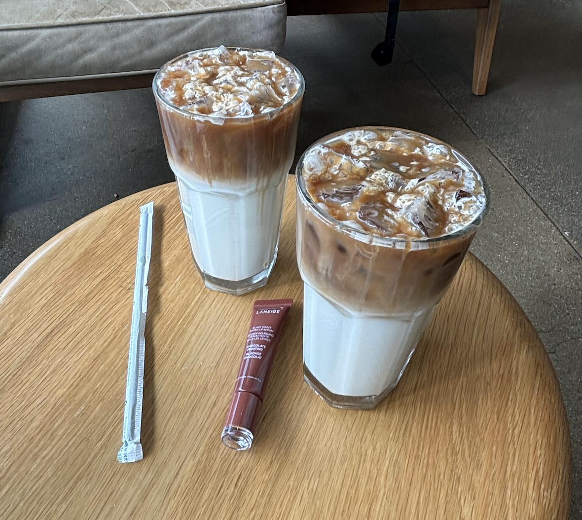 New glass cups at Starbucks are used for ‘for-here’ orders to promote sustainability efforts. 
