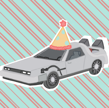 The 1981 DeLorean DMC-12 has become a beloved symbol of the film.