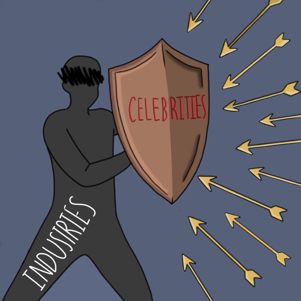 Because of the criticisms celebrities face on social media, industries avoid receiving any of the blame for the harm caused by their products.
