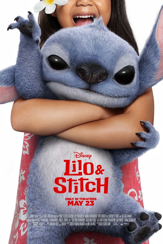  The live-action remake of “Lilo & Stitch” releases this summer. 
(Lilo & Stitch (2025) Movie Poster. Disney, 2025.)
