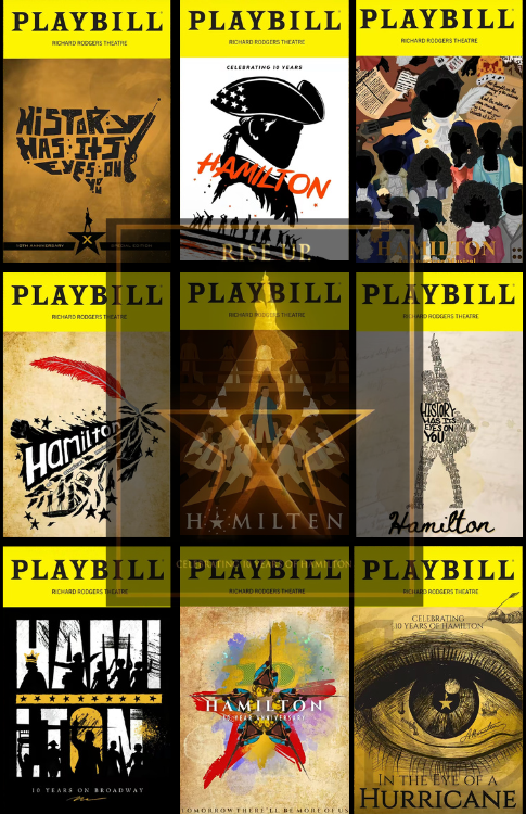 Fans came together to create their own addition to the celebration of Hamilton.