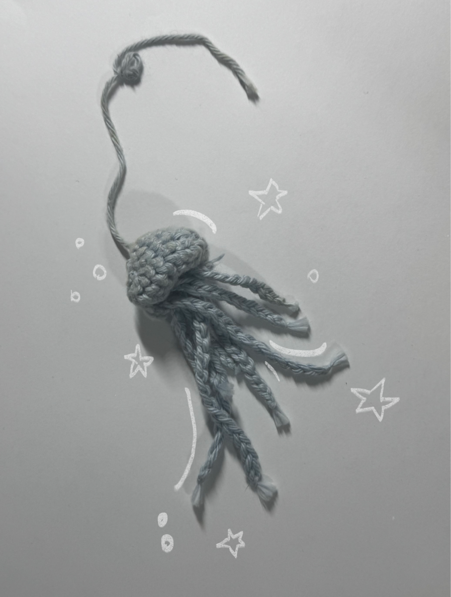 My first-ever crochet project was a jellyfish.