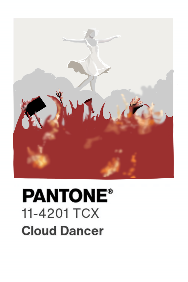 Pantone asks us to dance over clouds while the world burns.